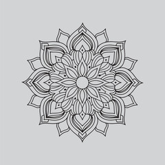 mandala ornament flower design