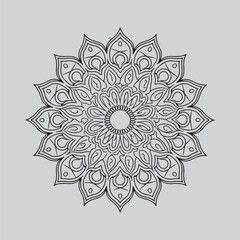 mandala ornament flower design