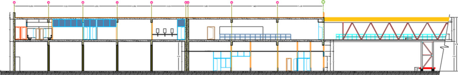 vector sketch, silhouette illustration, factory construction drawing design for industry
