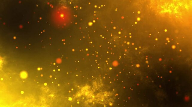 Golden Summer concept the motion of bokeh sunlight natural shadow overlay loop background
