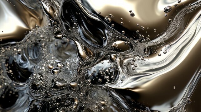 Liquid Metal Droplet Merging: A Numerical Study of Abstract Effects