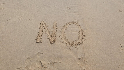 No word on the sand background. Beach in summer time.
