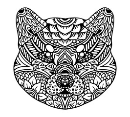 Shiba Inu Mandala Tattoo	