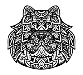 Chow Chow Mandala Tattoo	