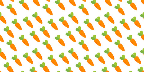 carrot pattern Background. flat illustration carrot background. seamless pattern carrot. carrot flat illustration background. seamless pattern of carrot.