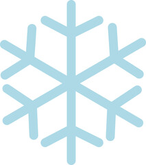 Snowflake winter typography clipart design on plain white transparent isolated background for card, shirt, hoodie, sweatshirt, apparel, card, tag, mug, icon, poster or badge