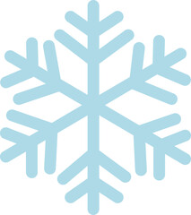 Snowflake winter typography clipart design on plain white transparent isolated background for card, shirt, hoodie, sweatshirt, apparel, card, tag, mug, icon, poster or badge