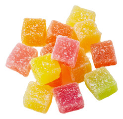 PNG Colorful candies in a sweet display