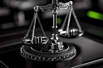 A close-up of the weights on a balance scale, showing the fine attention to detail required in achieving perfect balance