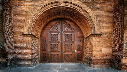 old wooden door