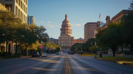 Obraz premium Texas State Capitol Building in Austin