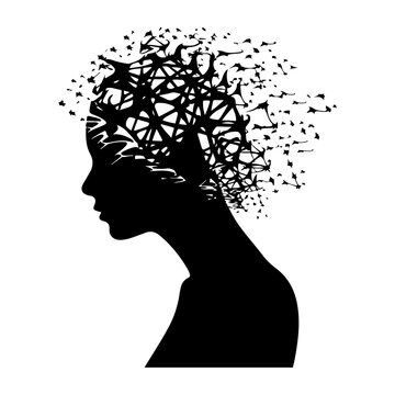recommend clip art: Epilepsy Awareness silhouette vector illustration