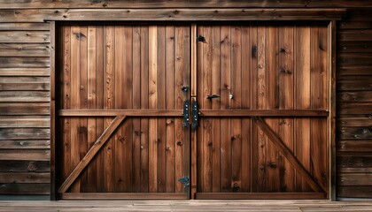 old wooden door