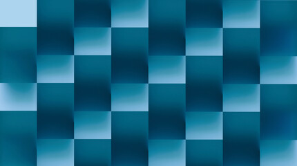 Abstract background illustration on blue color. Abstract square texture background. Blue abstract square design pattern background. Seamless geometric pattern with cubes.