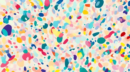 Vibrant Abstract Fluid Painting with Colorful Splatter and Drip Patterns