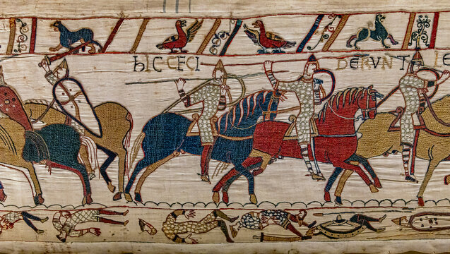 Bayeux tapestry, normandy, France