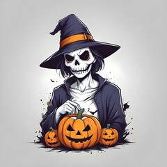 Halloween design for t-shirt