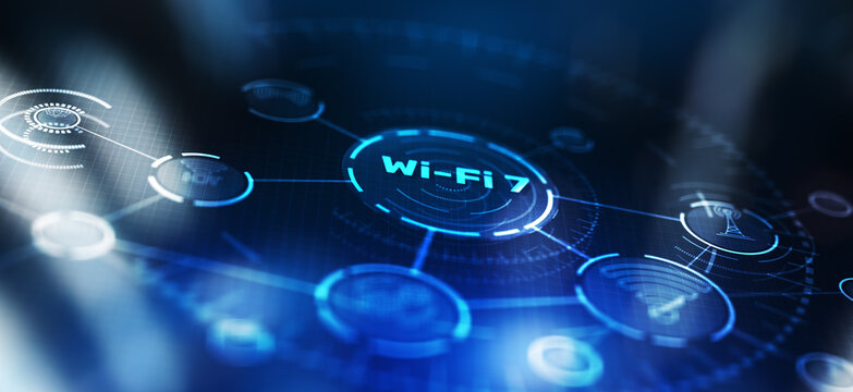 Wi-Fi 7 Next Generation Networking Communication. Reaching new levels of performance.