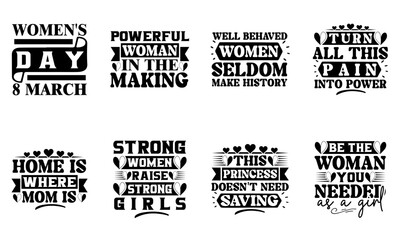 Cute Workout Typography, Typographic Emblems Collection Vector Illustration for Greeting Card, Vouchers, Motion Graphics