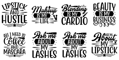 Fototapeta premium Decorative Mama Typography, Typographic Emblems Collection Vector Illustration for T-Shirt Design, Printing Press, Gift Card