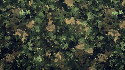 A vibrant military camouflage print texture in army green, perfect for hunting and outdoor themes with a bright and dynamic appeal