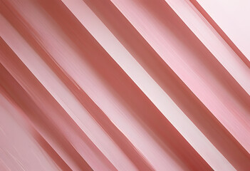 A soft pink background with diagonal stripes creating a sense of depth and movement.