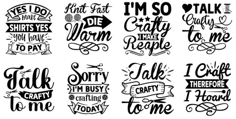 Creative Cruise Quotes, Calligraphic Lettering Bundle Vector Illustration for Poster, Infographic, Label