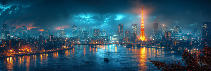 Fototapeta premium 東京風景