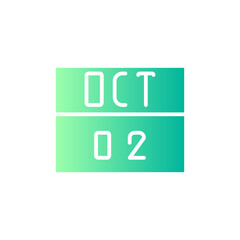 calendar gradient icon