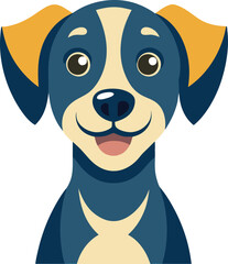 This cute dog illustration brings joy with its charming and playful style
