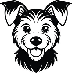 Discover a cute dog graphic illustration perfect for your digital art collection
