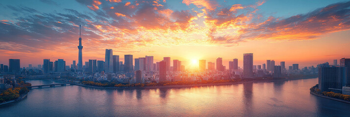 Fototapeta premium 東京風景