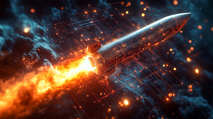 Advanced Missile System Launching from Underground Silo with Detailed Schematics Revealed