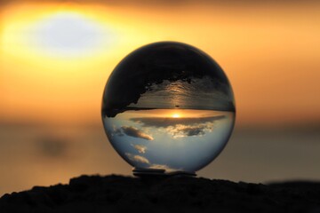 Sunset Lensball