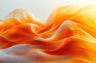 Fototapeta premium Abstract Orange Fabric