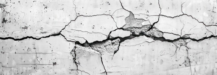 Obraz premium Cracked Concrete Wall Texture
