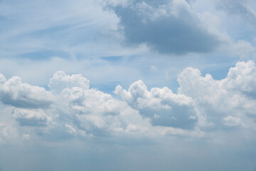 Blue sky and clouds for background