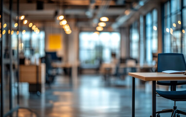 motion blur background of modern office interior design contemporary workspace for creative business defocus long exposure shake jerk
