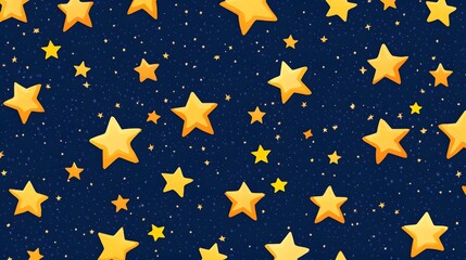 Orange Stars on Red Background, Abstract Image, Texture, Pattern, Wallpaper, Cover and Screen of Smartphone, Cell Phone, Computer, Laptop, 9:16 and 16:9 Format