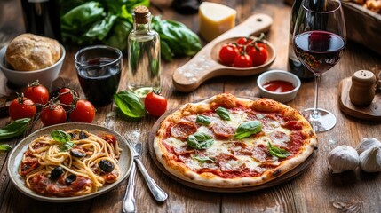 Italian Dinner Table Setting