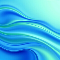 Fototapeta premium Abstract Blue and Green Liquid Flow