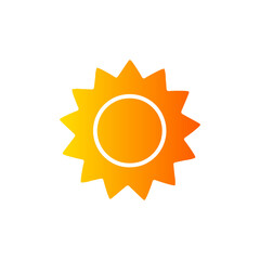 sun gradient icon