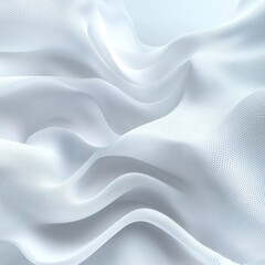 Obraz premium Abstract White Wavy Surface with Dotted Texture