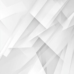 Obraz premium Abstract Geometric White Background with Overlapping Shapes