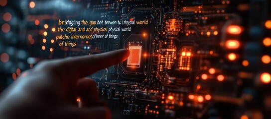 Obraz premium Bridging the Gap Between the Digital and Physical Worlds