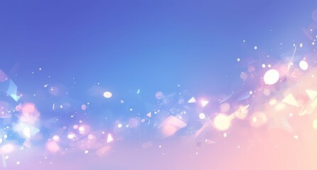 Abstract Blurred Blue and Purple Background with Bokeh Effect for Presentation Design