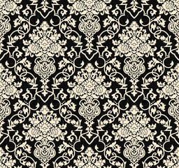 seamless beautiful wallpaper cards all over design floral leaf vintage ornament Victorian ethnic geometric print paisley pattern