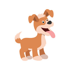 Cute Dog Vector Illustration for Pet Lovers