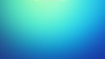 Obraz premium Blue to Green Gradient Background with Soft Lighting and Minimalist Design