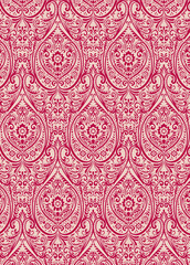 seamless beautiful wallpaper cards all over design floral leaf vintage ornament Victorian ethnic geometric print paisley pattern

